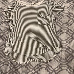 Grey and white COCO + jaimeson shirt